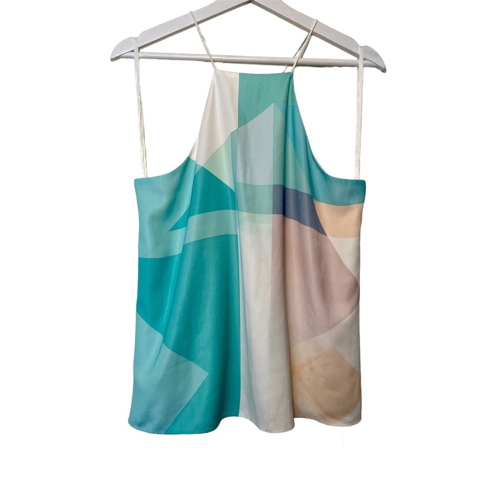 NWT Calvin Klein Top Camisole Spaghetti Strap | Blue White | Relaxed Fit Small